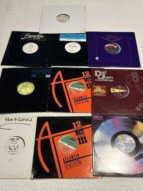 Vintage Vinyl Records, R&B, Lot of 10, Good Condition